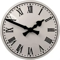 Clitheroe Outdoor Clock Service white dial