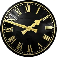 Clitheroe Outdoor Clock Service dark dial